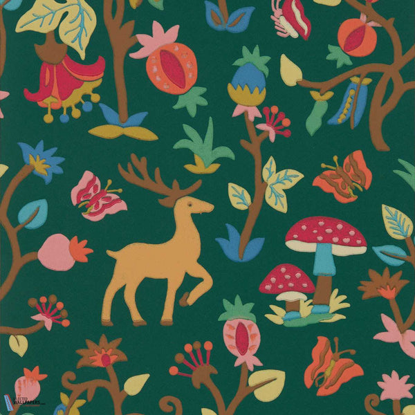 Forest of Dean-Tapete-Sanderson-Midnight Multi-Rolle-217219-Selected Wallpapers