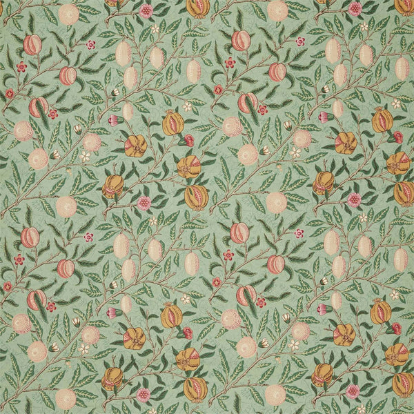 Fruit Velvet Stoff-Morris & Co-Privet/Thyme-Meter (M1)-236927-Selected Wallpapers