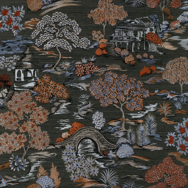 Gardens of Okayama-Wallpaper-Arte-Midnight Garden-Roll-54501-Selected Wallpapers