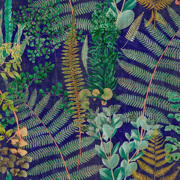 Green Sancturay-Tapete-Mind the Gap-Blue-300 cm (standaard)-WP20318-Selected Wallpapers
