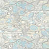Heron Stream-Wallpaper-Thibaut-Soft Blue-Roll-T13330-Selected Wallpapers