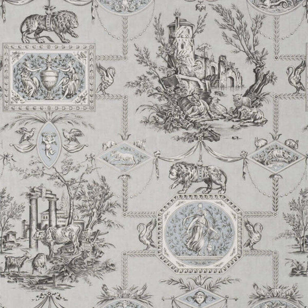 Les Muses et le lion-wallpaper-Braquenie-Graystone-Roll-BP207001-Selected Wallpapers