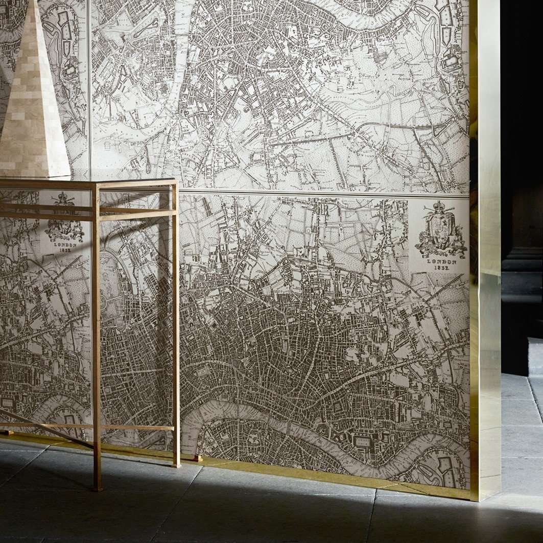 London 1832 behang van Zoffany Selected Wallpapers & Interiors