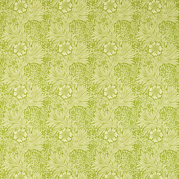Marigold Stoff-Morris & Co-Cream/Sap Green-Meter (M1)-226982-Selected Wallpapers