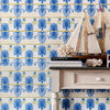 Mykonos Villa Motif-wallpaper-Mind the Gap-Selected Wallpapers