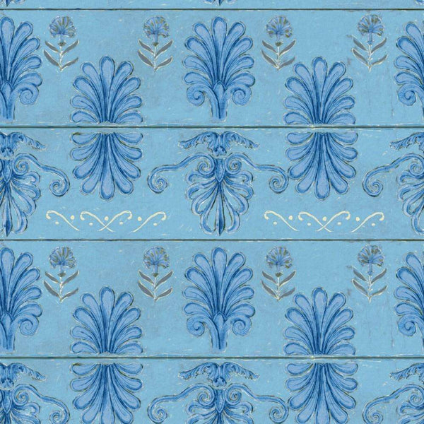 Mykonos Villa Motif-Tapete-Mind the Gap-Azure-Rolle-WP30041-Selected Wallpapers