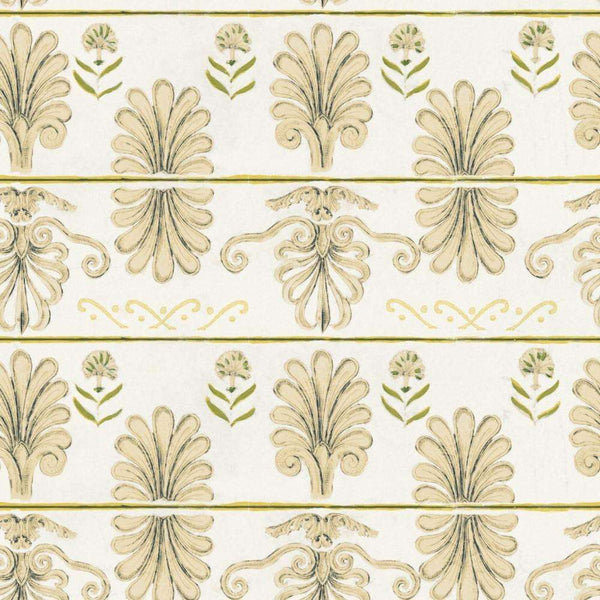 Mykonos Villa Motif-Tapete-Mind the Gap-Taupe-Rolle-WP30042-Selected Wallpapers
