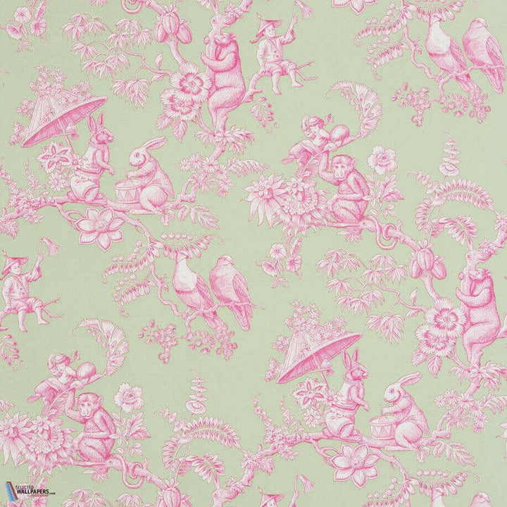 Ouistitus & Co-behang-Tapete-Pierre Frey-Sorbet-Rol-FP345004-Selected Wallpapers