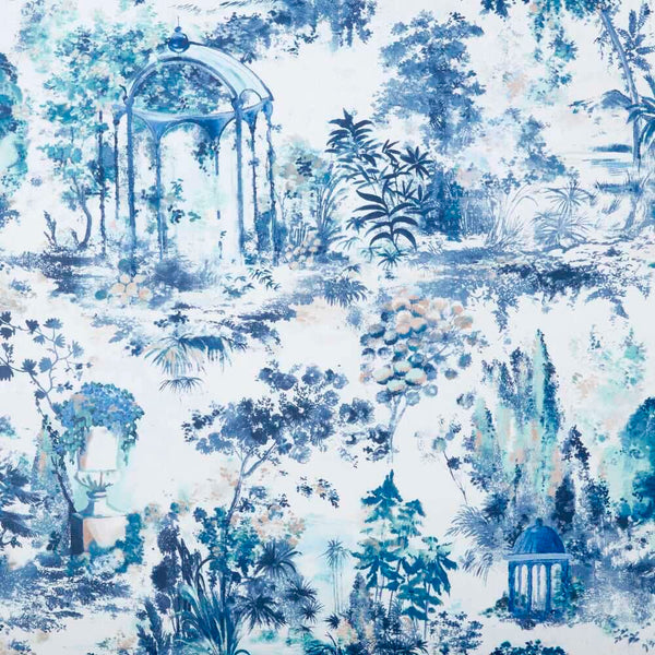 Pavilion-Wallpaper-1838 wallcoverings-Lupine Blue-Roll-2109-153-02-Selected Wallpapers