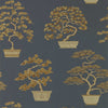 Penjing-Wallpaper-Sanderson-Ink Black-Roll-217109-Selected Wallpapers