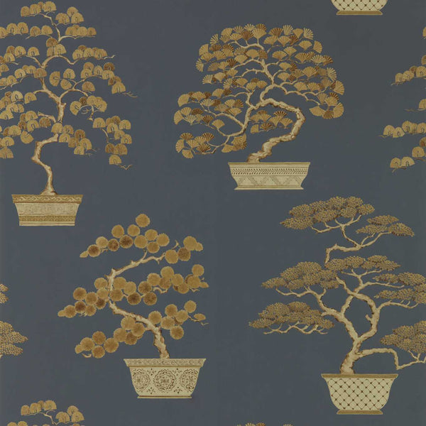 Penjing-Wallpaper-Sanderson-Ink Black-Roll-217109-Selected Wallpapers