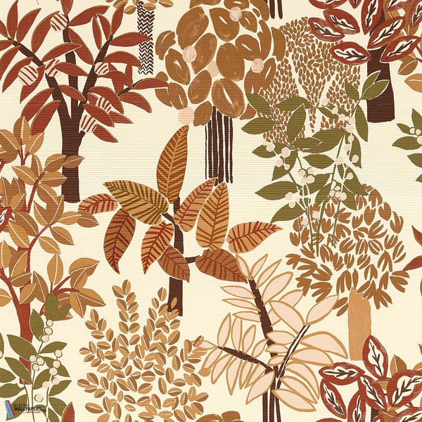 Peradeniya-Wallpaper-Casamance-Blanc/Terre de Sienne-Roll-75940304-Selected Wallpapers