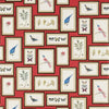 Picture Gallery-wallpaper-Sanderson-Red/Multi-Roll-213398-Selected Wallpapers