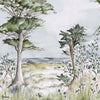 Pornic Int-Wallpaper-Casamance-Cypres/Ciel-Vinyl-75570100-Selected Wallpapers