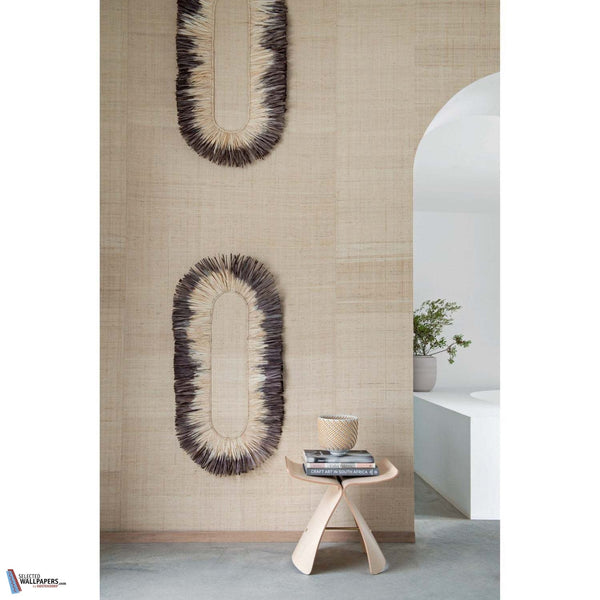 Raffia Totem-Wallpaper-CMO Paris-Selected Wallpapers