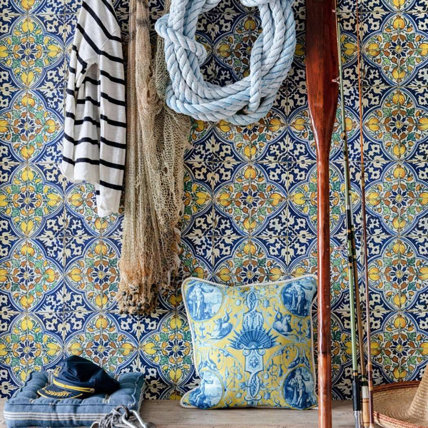 Sardegna Tiles-behang-Mind the Gap-Selected Wallpapers
