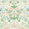 Simply Strawberry Thief-Wallpaper-Morris & Co-Cochineal Pink-Roll-217061-Selected Wallpapers