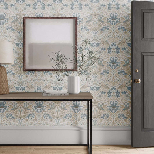 Simply Strawberry Thief-Wallpaper-Morris & Co-Selected Wallpapers