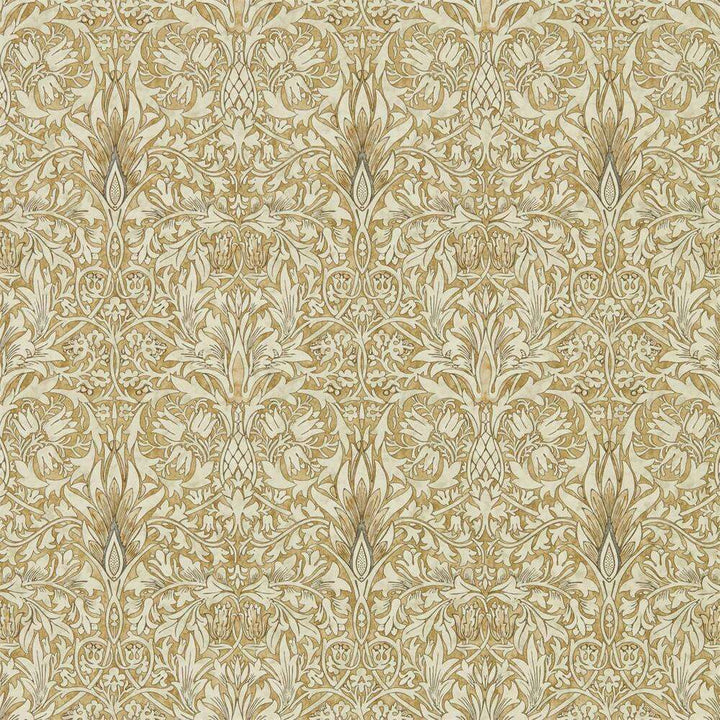 Snakeshead-behang-Tapete-Morris & Co-Gold/Linen-Rol-216429-Selected Wallpapers