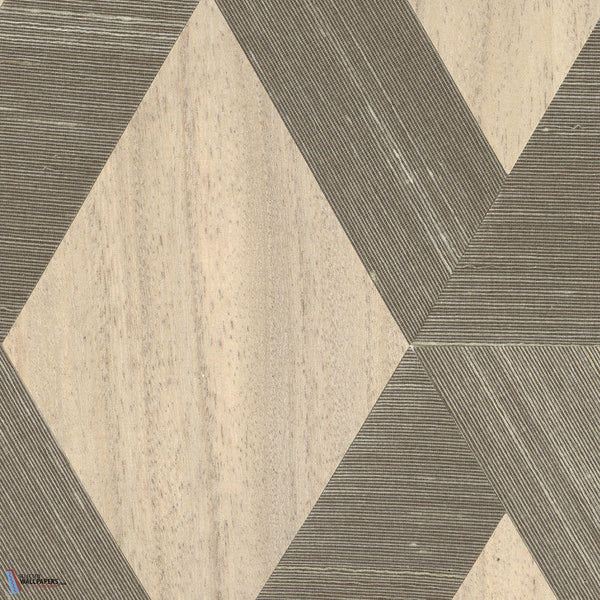 Soie Bois Losange-Tapete-CMO Paris-Dune-Meter (M1)-CMO WSO 02 15-Selected Wallpapers