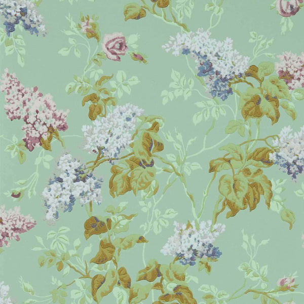 Sommerville-wallpaper-Sanderson-Mint/Plum-Roll-217049-Selected Wallpapers