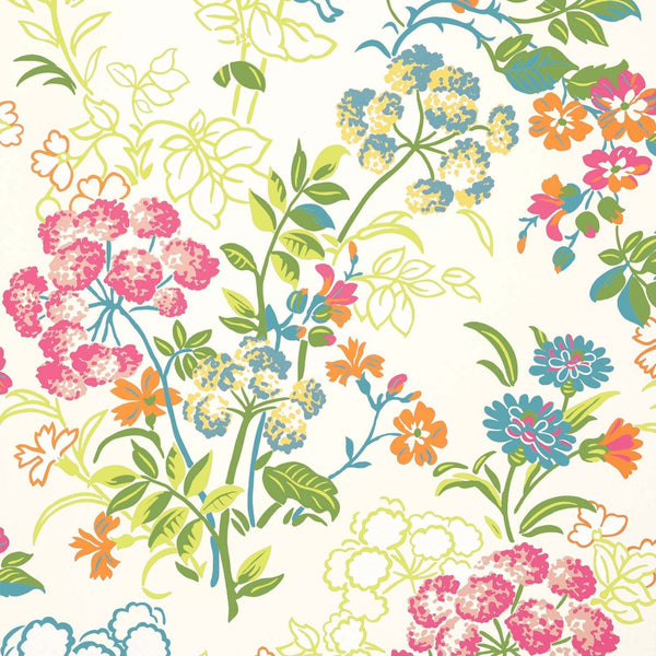 Spring Garden-Wallpaper-Thibaut-Cream-Roll-T14340-Selected Wallpapers