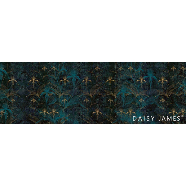 The Blue Orchid wallpaper-Daisy James-Selected Wallpapers & Interiors