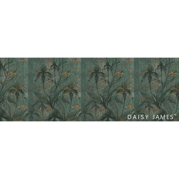 The Green Orchid wallpaper-Daisy James-Selected Wallpapers & Interiors