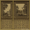 The Panel wallpaper-Daisy James-Ocher-Vinyl-M2-Selected Wallpapers & Interiors
