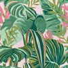 Tropical Foliage-wallpaper-Mind the Gap-Roze-300 cm (standaard)-WP20367-Selected Wallpapers