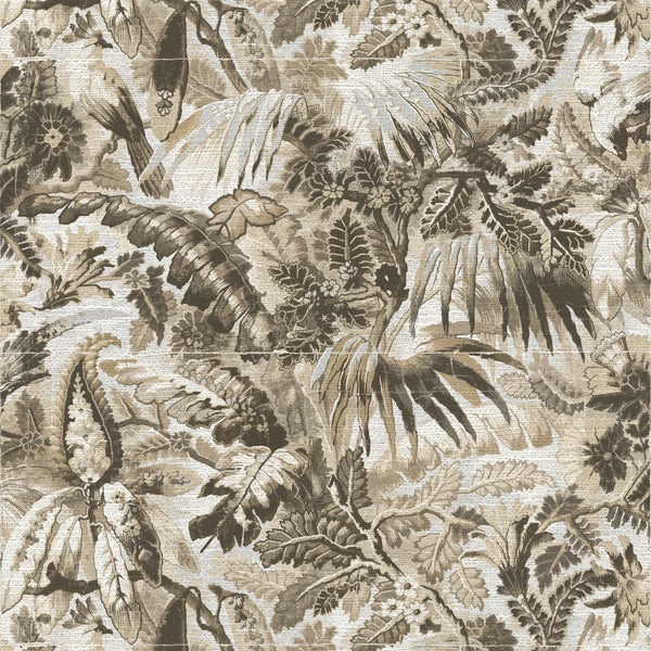 Tropicali-Tapete-Arte-Linen Silver-Rolle-33002-Selected Wallpapers