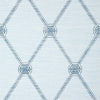 Turnberry Trellis-Wallpaper-Thibaut-Spa Blue-Roll-T13350-Selected Wallpapers