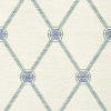 Turnberry Trellis-Wallpaper-Thibaut-Beige and Green-Roll-T13352-Selected Wallpapers