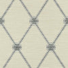 Turnberry Trellis-Wallpaper-Thibaut-Charcoal-Roll-T13355-Selected Wallpapers