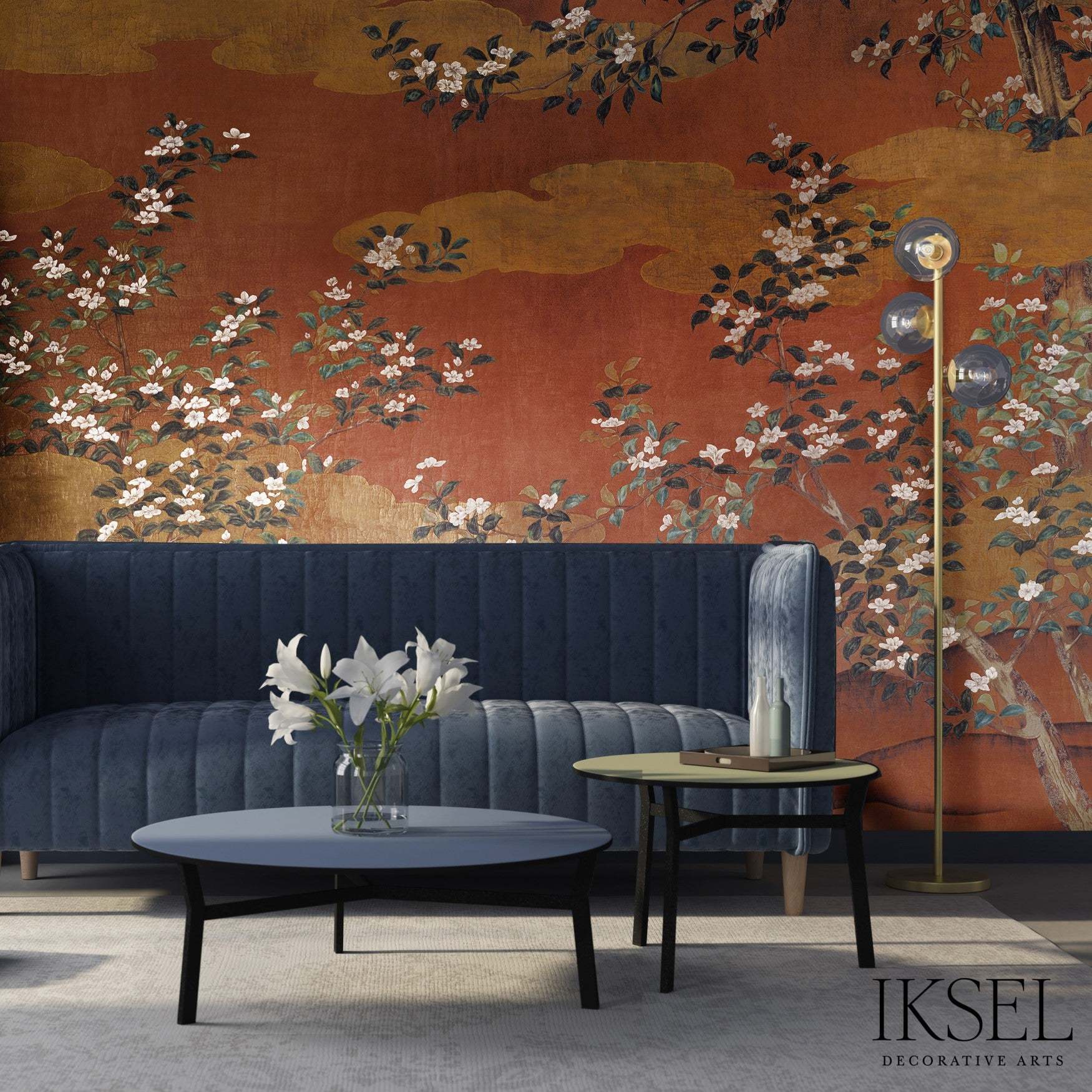 Indtil Samle elasticitet White Blossom wallpaper Iksel SC116 – Selected Wallpapers & Interiors