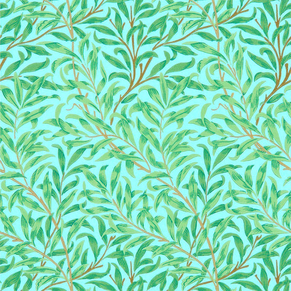 Willow Bough-wallpaper-Morris & Co-Sky/Leaf Green-Roll-216948-Selected Wallpapers