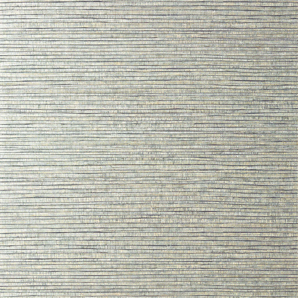 Woody Grass-Wallpaper-Thibaut-Metallic Silver-Roll-T350-Selected Wallpapers