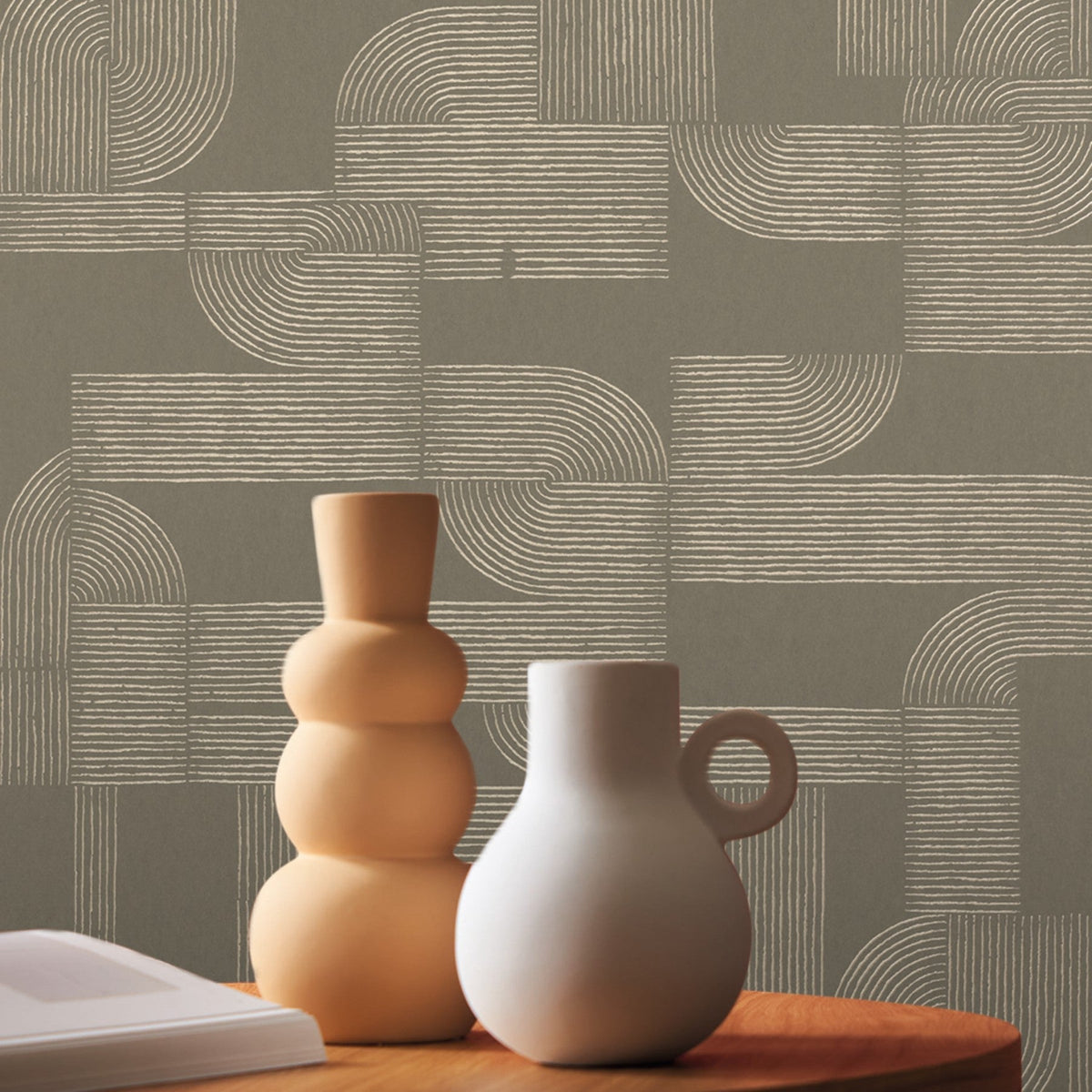 Square Jasmin wallpaper collection Casamance Hector wallpaper