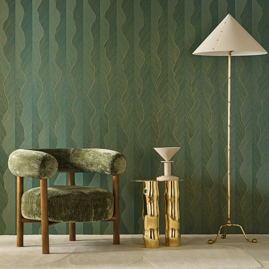 Casamance Ecrin behangcollectie: luxe wandbekleding met de schittering van juwelen