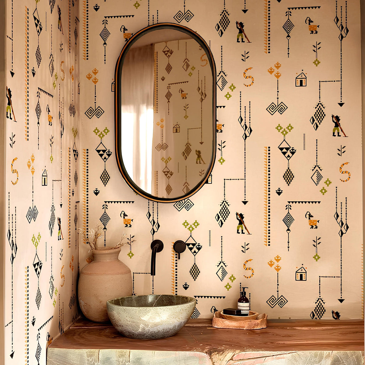 Sarape wallpaper collection van Coordonné&nbsp;– Een eerbetoon aan Mexicaanse cultuur and textieltradities