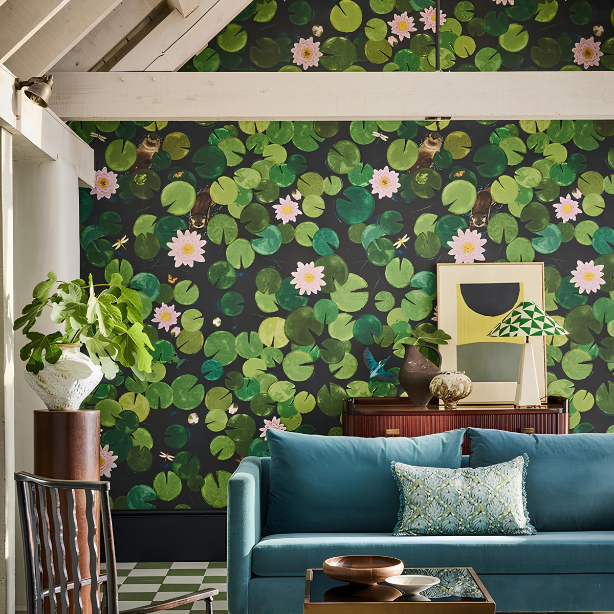 The Garden wallpaper collection van Little Greene - Buiten naar binnen, with character