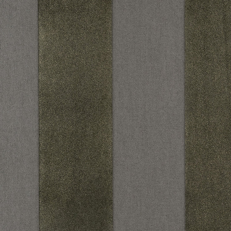 Stripe Velvet and Lin Tapete von Flamant