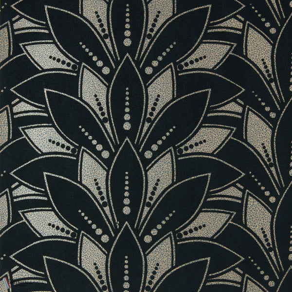 Astoria Tapete in Jet von 1838 wallcoverings