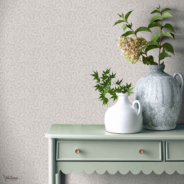 Audley behang in Grey van 1838 wallcoverings — interieur