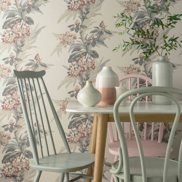 Aurora wallpaper in Beach by 1838 wallcoverings — interior