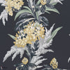 Aurora wallpaper in Jet by 1838 wallcoverings