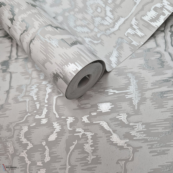Avington wallpaper in Gray by 1838 wallcoverings — roll