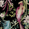 Bird Sonnet wallpaper in Jet Black by 1838 wallcoverings