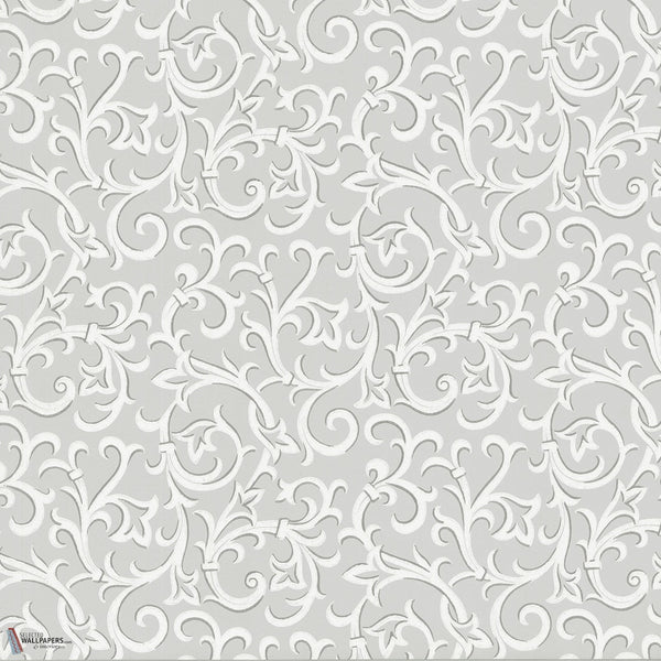 Brodsworth Tapete in Grey von 1838 wallcoverings