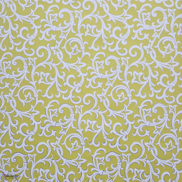 Brodsworth Tapete in Lime von 1838 wallcoverings